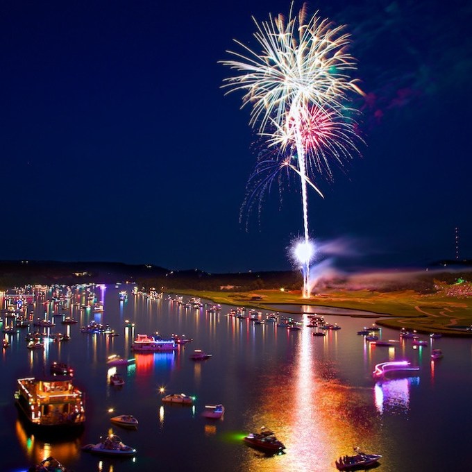a group of fireworks in the night sky